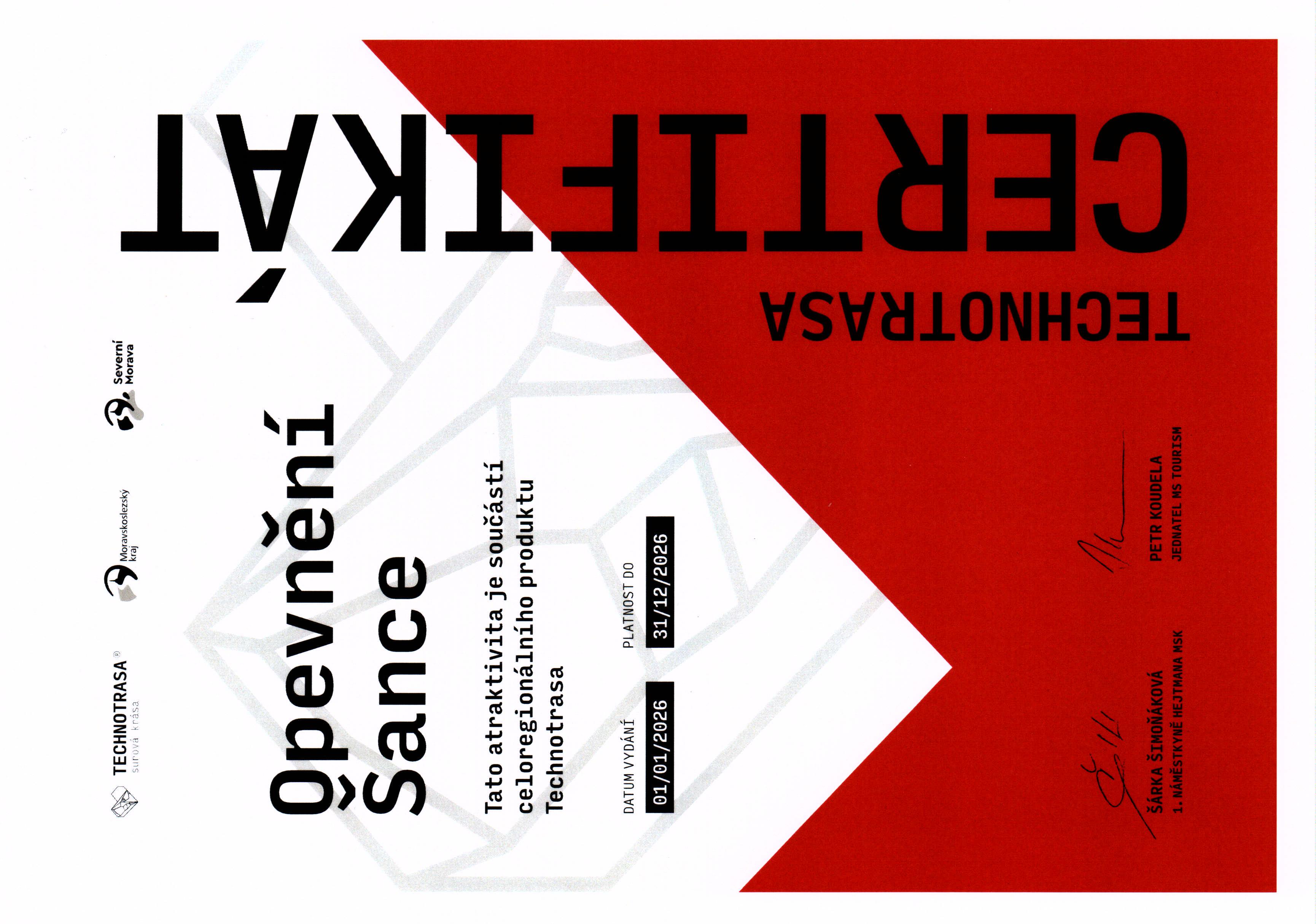 Certifikat Technotrasa NCOS 2026