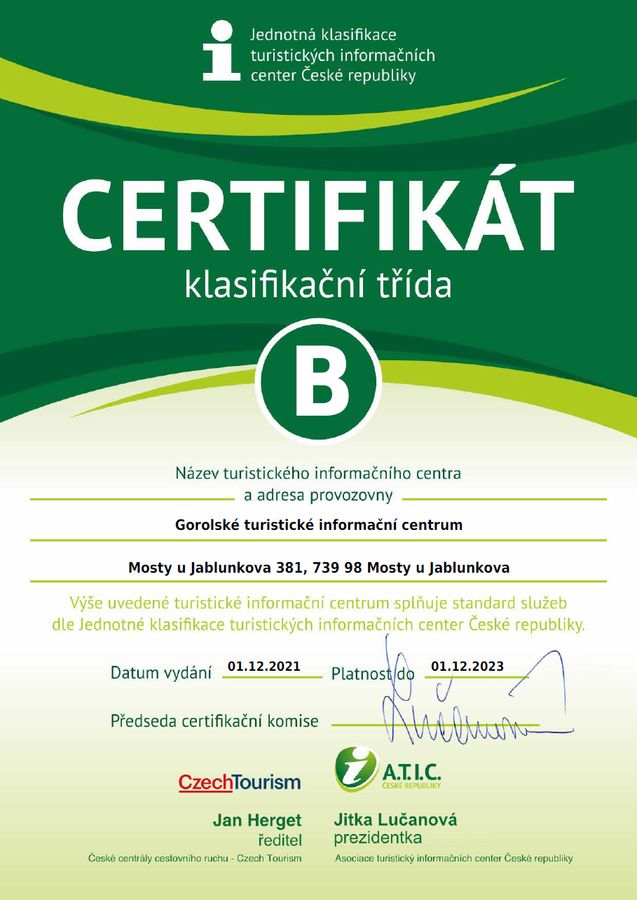 GOTIC Certifikat 2021 23