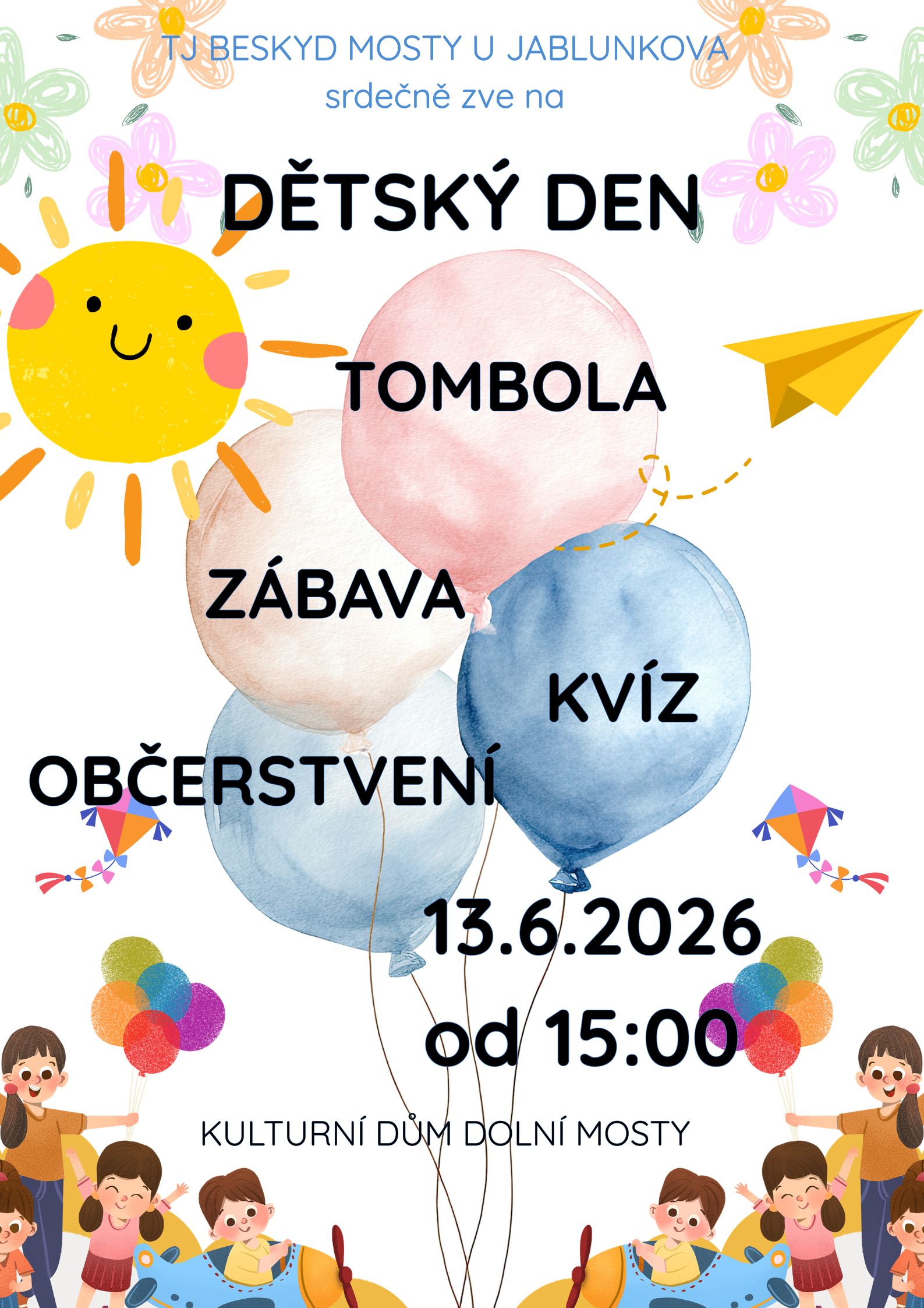 TJ Beskyd Detsky den v kulturaku 13.6.2026